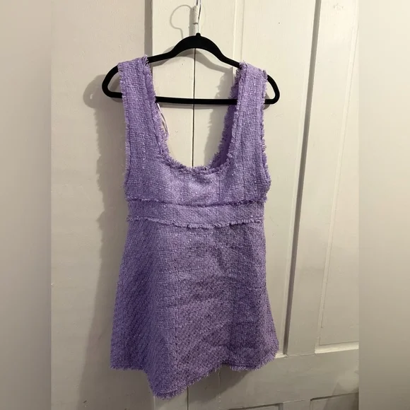 New with tags Zara RHINESTONE BUTTON TWEED
Pinafore DRESS - Picture 3 of 3